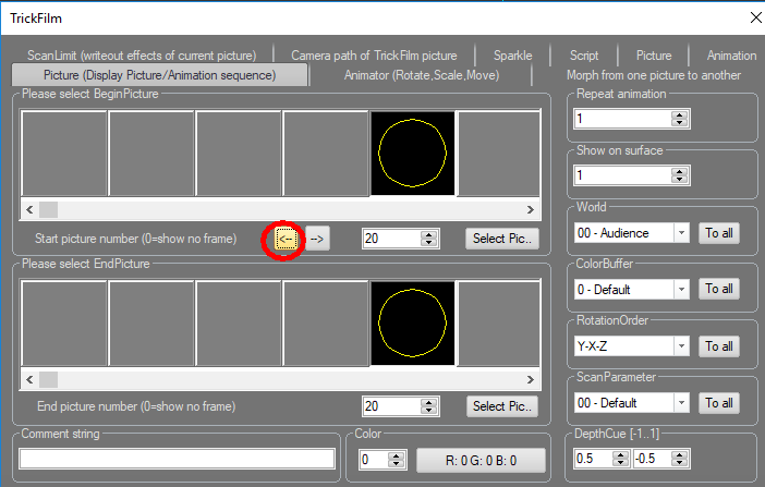 TempBuffer ueber leeren Trickfilm 2.6