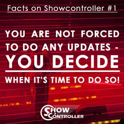 You are not forced to do any updates - you decide, when it is time to do so!