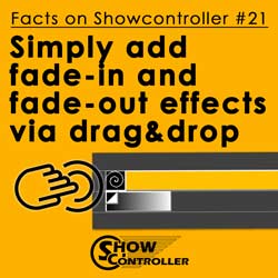 Simply add fade-in and fade-out effects via drag-and-drop