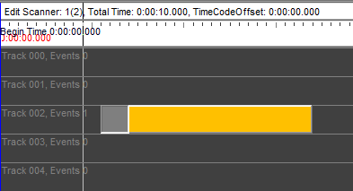 timeline realtime editscanner